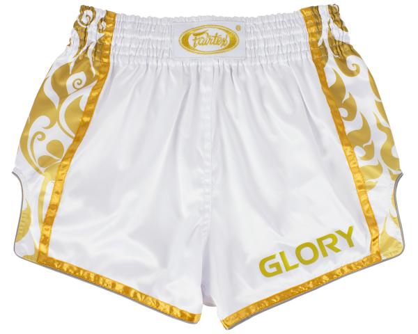 Fairtex Muay Thai Shorts Glory weiß BSG2